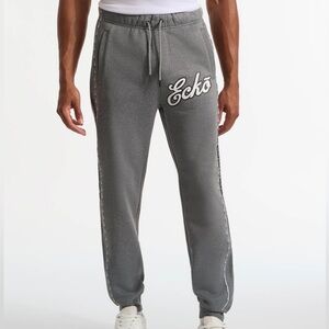 Ecko Unlimited Gray  Sideline Joggers with Drawstring Waistband